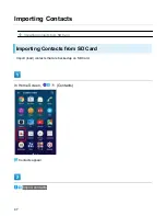 Предварительный просмотр 165 страницы Sony Xperia User Manual