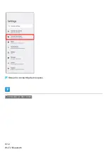 Предварительный просмотр 218 страницы Sony Xperia1 IV User Manual