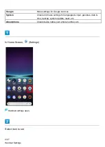 Предварительный просмотр 223 страницы Sony Xperia1 IV User Manual