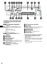 Предварительный просмотр 6 страницы Sony Xplod CDX-F7700 Operating Instructions Manual