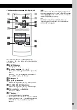 Предварительный просмотр 11 страницы Sony XPlod MEX-BT5000 Operating Instructions Manual