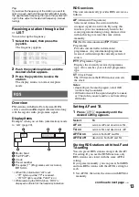 Preview for 13 page of Sony XPlod MEX-BT5000 Operating Instructions Manual