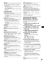 Preview for 53 page of Sony XPlod MEX-BT5000 Operating Instructions Manual