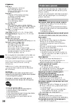 Preview for 162 page of Sony XPlod MEX-BT5000 Operating Instructions Manual