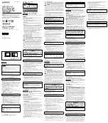 Sony XQD QD Series Operating Instructions preview