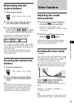 Preview for 9 page of Sony XR-1100 Operating Instructions Manual