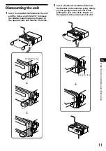 Preview for 11 page of Sony XR-1100 Operating Instructions Manual