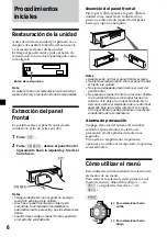 Предварительный просмотр 26 страницы Sony XR-1300R Operating Instructions Manual