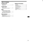 Preview for 3 page of Sony XR-1750 Operating Instructions Manual