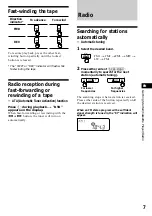 Предварительный просмотр 7 страницы Sony XR-1800R Operating Instructions Manual