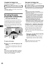 Предварительный просмотр 10 страницы Sony XR-1800R Operating Instructions Manual