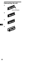 Предварительный просмотр 16 страницы Sony XR-1800R Operating Instructions Manual