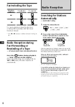 Предварительный просмотр 6 страницы Sony XR-1804 Operating Instructions Manual