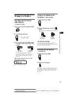 Предварительный просмотр 5 страницы Sony XR-1853MK2 Operating Instructions Manual