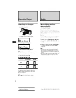 Предварительный просмотр 4 страницы Sony XR-1950 Operating Instructions Manual