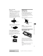 Предварительный просмотр 8 страницы Sony XR-1951 Operating Instructions Manual