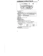 Предварительный просмотр 4 страницы Sony XR-2500 Operating Instructions Manual