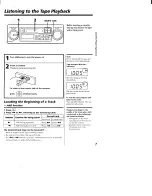 Предварительный просмотр 7 страницы Sony XR-2590 Operating Instructions Manual