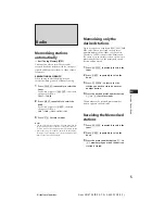 Предварительный просмотр 5 страницы Sony XR-2750 Operating Instructions Manual