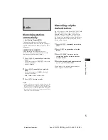 Предварительный просмотр 5 страницы Sony XR-2753 Operating Instructions Manual