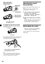 Preview for 18 page of Sony XR-3100R Operating Instructions Manual