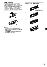 Preview for 49 page of Sony XR-3100R Operating Instructions Manual