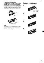 Preview for 101 page of Sony XR-3100R Operating Instructions Manual