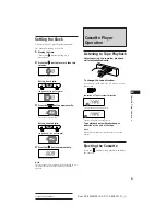 Предварительный просмотр 5 страницы Sony XR-3500MK2 Operating Instructions Manual