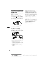 Предварительный просмотр 16 страницы Sony XR-3500MK2 Operating Instructions Manual