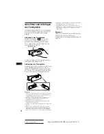 Предварительный просмотр 26 страницы Sony XR-3501MK2 Operating Instructions Manual