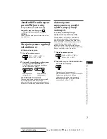 Предварительный просмотр 19 страницы Sony XR-3503MK2 Operating Instructions Manual