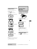 Предварительный просмотр 5 страницы Sony XR-3690RDS Operating Instructions Manual