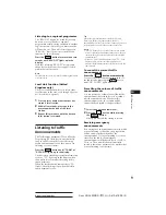 Предварительный просмотр 9 страницы Sony XR-3690RDS Operating Instructions Manual