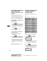 Предварительный просмотр 10 страницы Sony XR-3690RDS Operating Instructions Manual