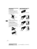 Предварительный просмотр 12 страницы Sony XR-3690RDS Operating Instructions Manual