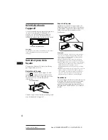 Предварительный просмотр 18 страницы Sony XR-3690RDS Operating Instructions Manual