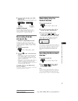 Предварительный просмотр 7 страницы Sony XR-3700RDS Operating Instructions Manual