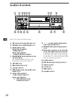 Предварительный просмотр 12 страницы Sony XR-3740 Operating Instructions Manual