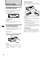 Предварительный просмотр 32 страницы Sony XR-3740 Operating Instructions Manual