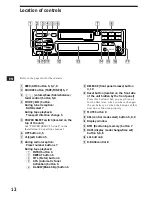 Предварительный просмотр 12 страницы Sony XR-3750 Operating Instructions Manual