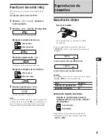 Предварительный просмотр 19 страницы Sony XR-3750 Operating Instructions Manual