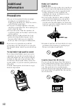 Предварительный просмотр 12 страницы Sony XR-3753 Operating Instructions Manual