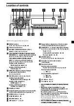 Предварительный просмотр 5 страницы Sony XR-4200R Operating Instructions Manual