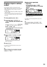 Предварительный просмотр 11 страницы Sony XR-4200R Operating Instructions Manual