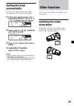 Предварительный просмотр 19 страницы Sony XR-4200R Operating Instructions Manual