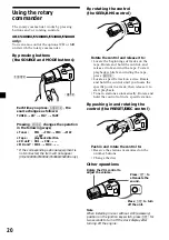 Предварительный просмотр 20 страницы Sony XR-4200R Operating Instructions Manual