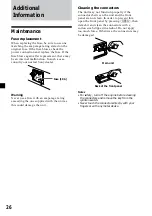 Предварительный просмотр 26 страницы Sony XR-4200R Operating Instructions Manual