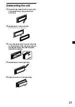 Предварительный просмотр 27 страницы Sony XR-4200R Operating Instructions Manual