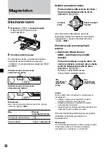 Предварительный просмотр 70 страницы Sony XR-4200R Operating Instructions Manual