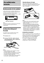 Предварительный просмотр 22 страницы Sony XR-4900 Operating Instructions Manual